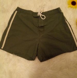 Green shorts
